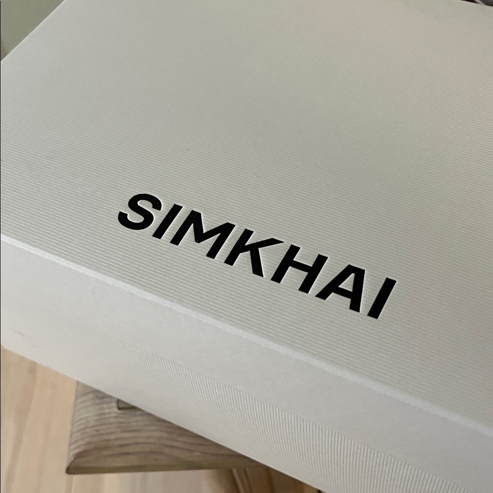 SIMKHAI Women's White Heels — Sleek Minimalist Pump